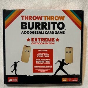Exploding Kittens Throw Throw Burrito Extreme Outdoor Card Game